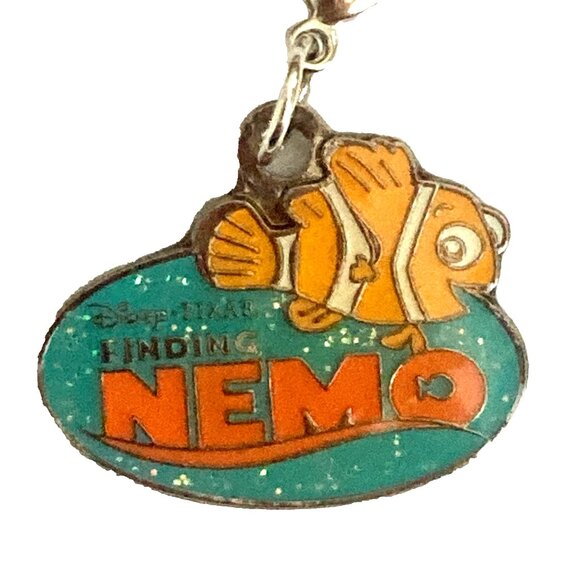 Vtg Disney Pixar Finding Nemo Fish Clip On Charm Zipper Pull Purse Bag Signed - Picture 3 of 10